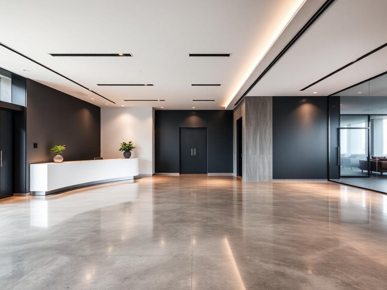 Commercial Lobby Refurbishment — commercial painting project in Box Hill, Melbourne